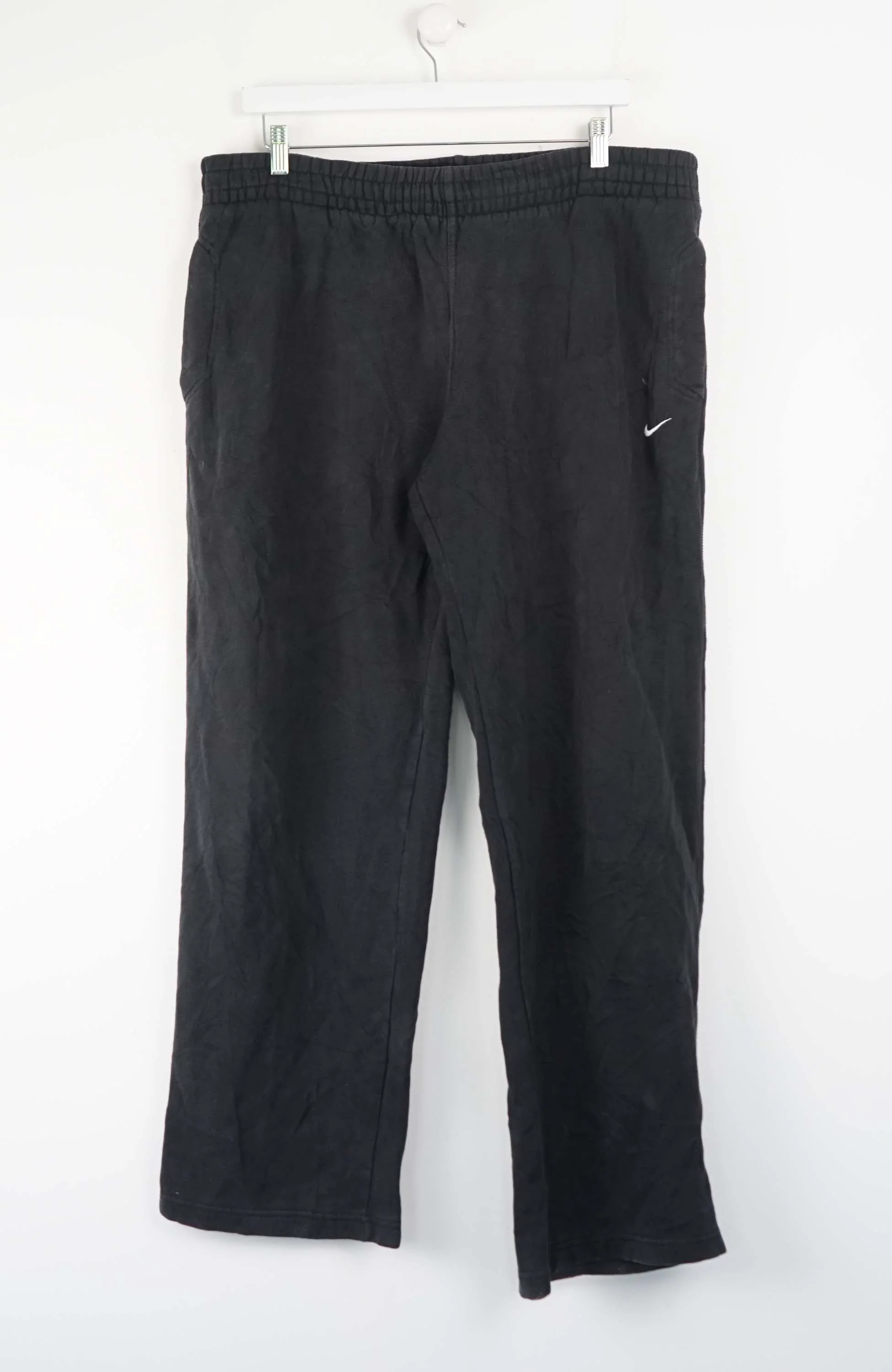 VINTAGE NIKE COTTON TRACK PANTS (XXL)