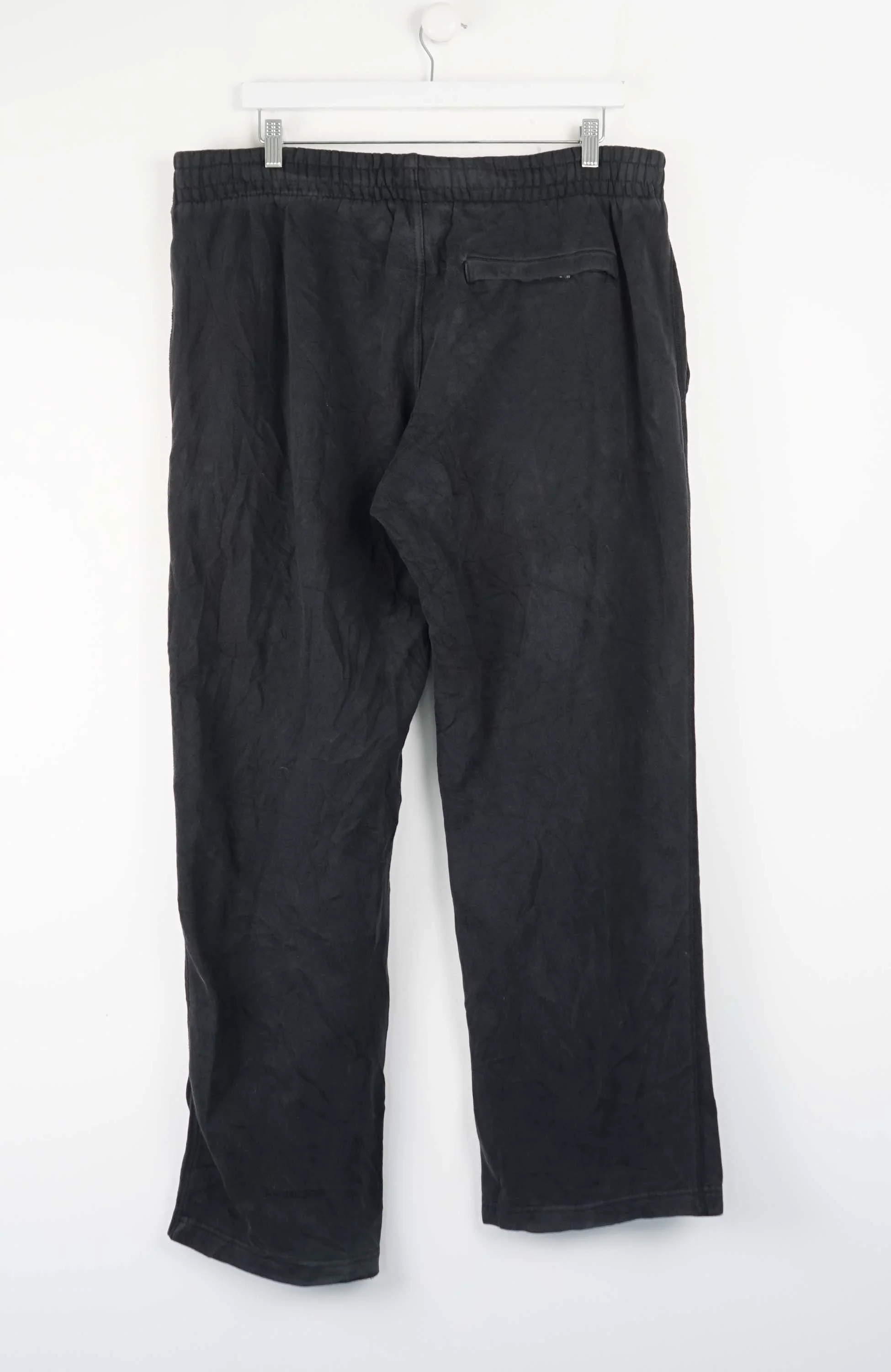 VINTAGE NIKE COTTON TRACK PANTS (XXL) - Image 4