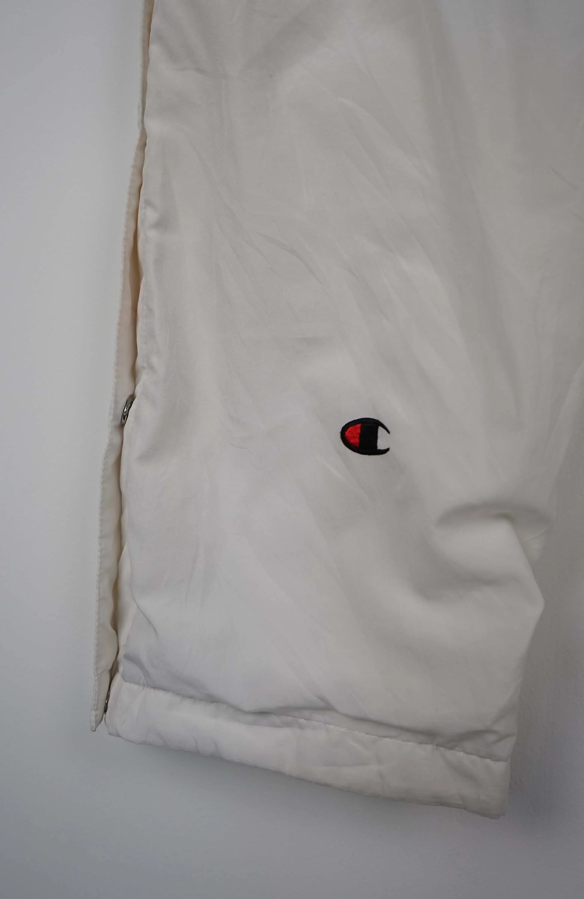 VINTAGE CHAMPION SNAP TRACK PANTS (XL) - Image 4