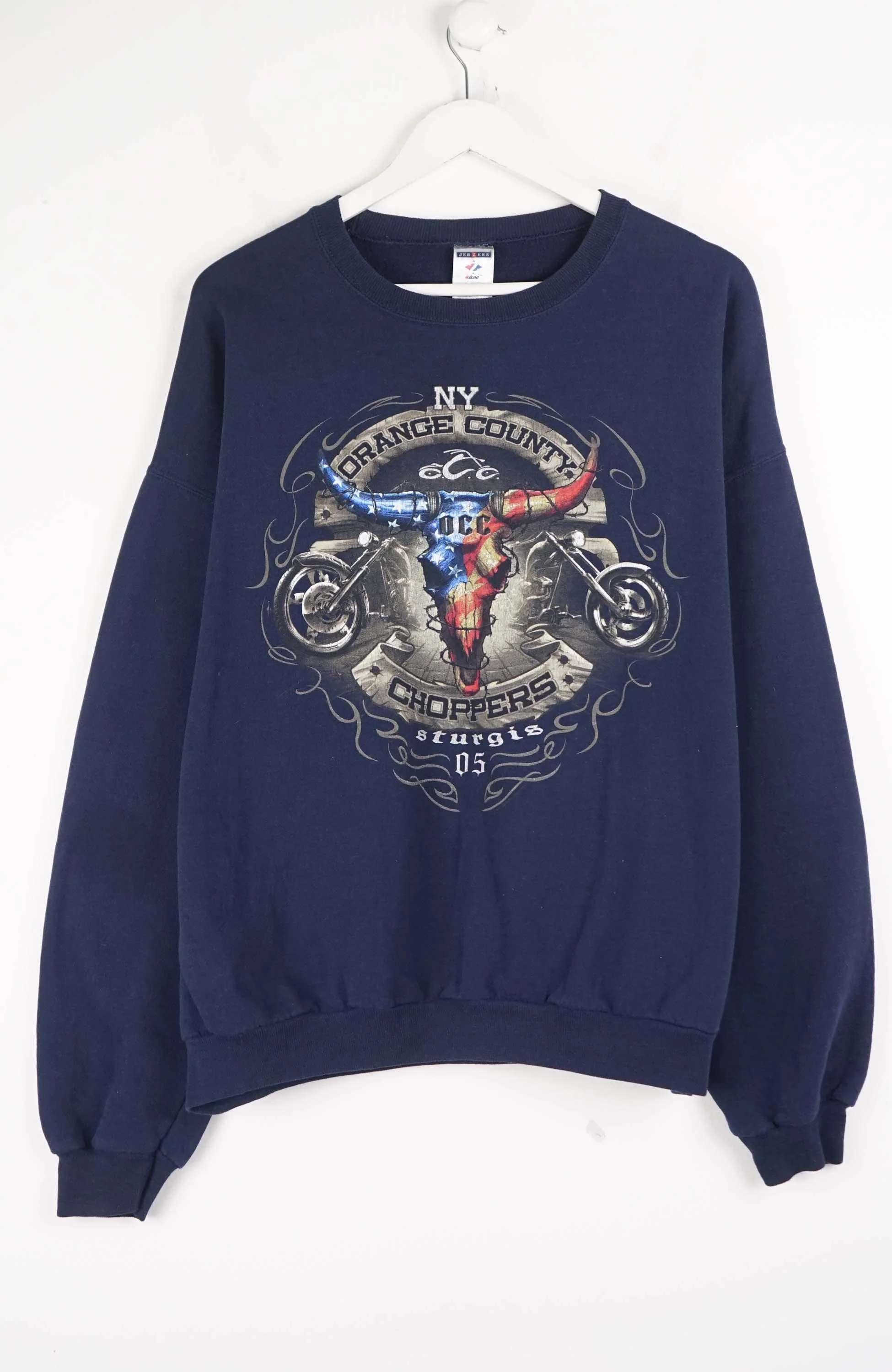 VINTAGE ORANGE COUNTY CHOPPERS SWEATER (L)