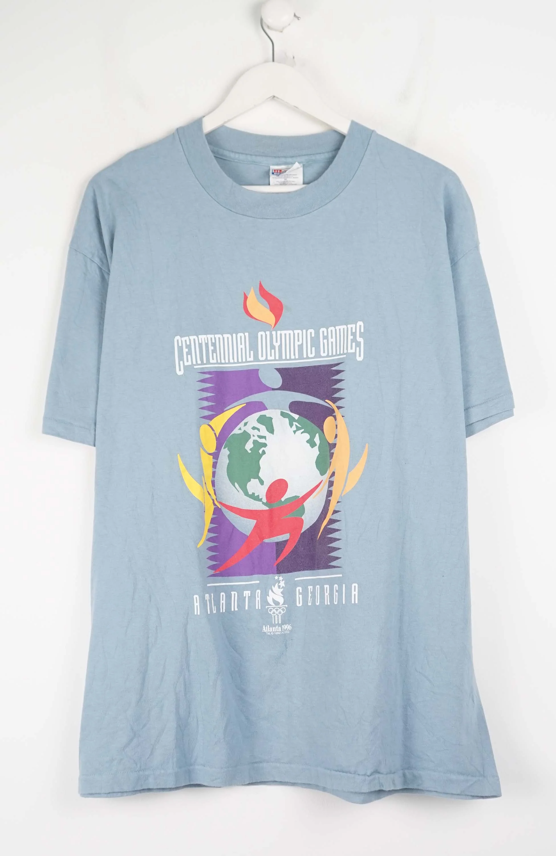VINTAGE CENTENNIAL OLYMPIC GAMES 1996 ATLANTA T-SHIRT (XL)