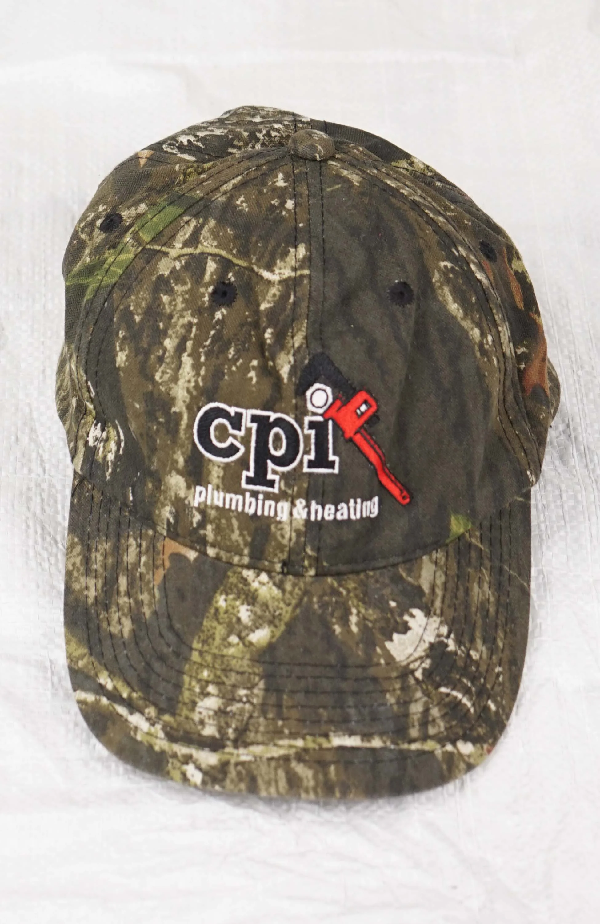 VINTAGE CPI PLUMBING& HEATING REAL TREE HAT