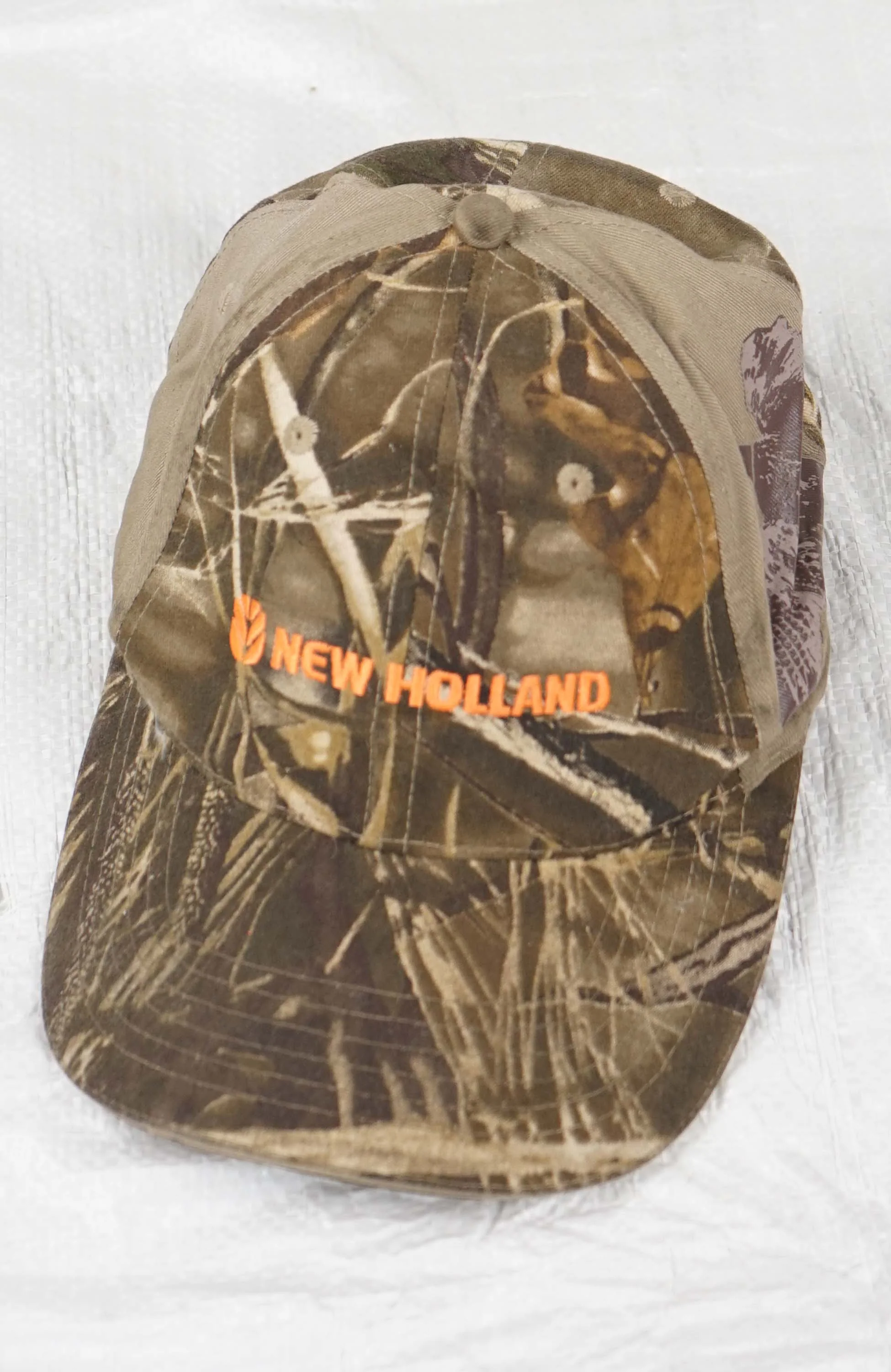 VINTAGE NEW HOLLAND REAL TREE HAT