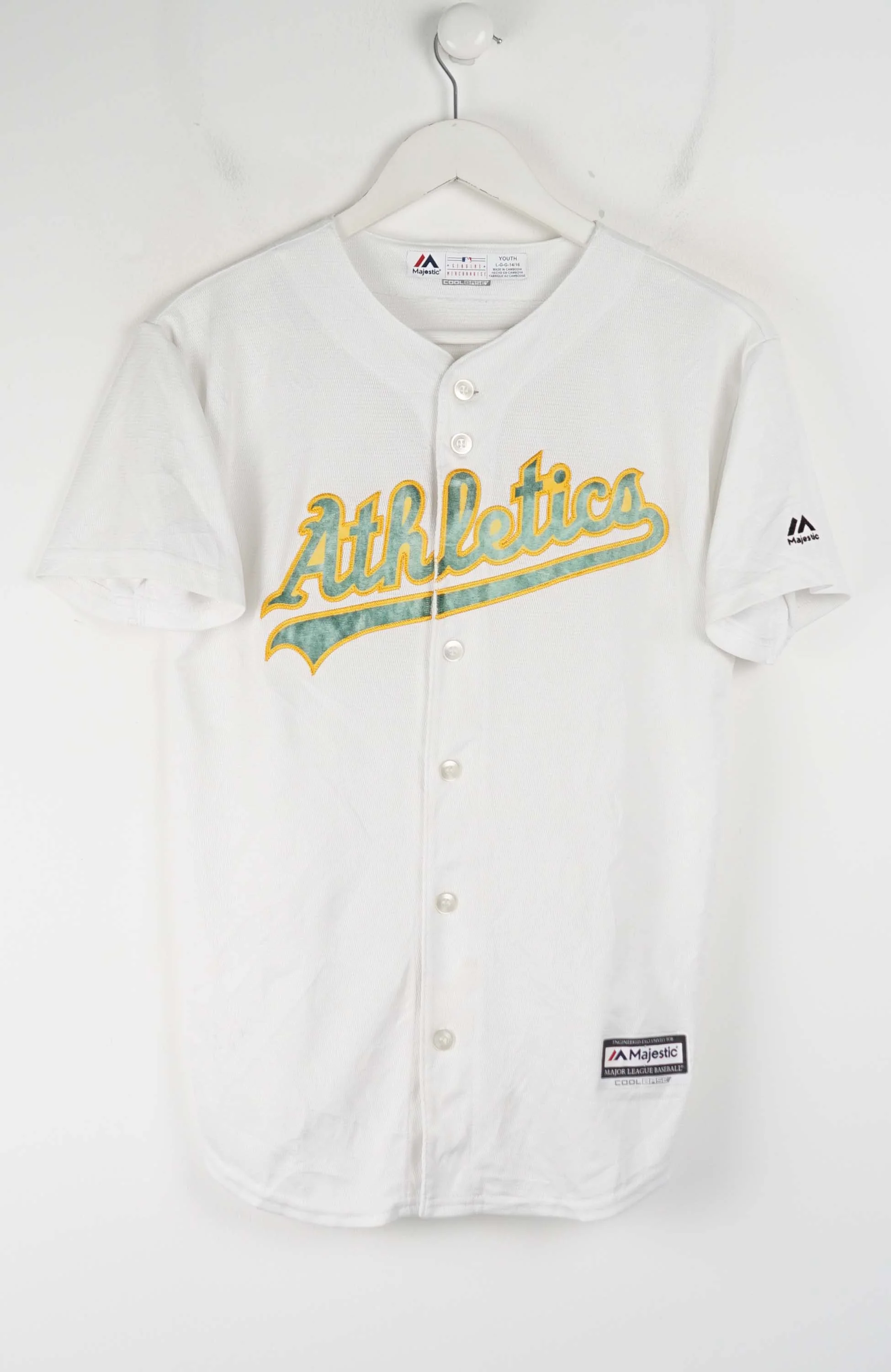 VINTAGE OAKLAND ATHLETIC JENKINS BASEBALL JERSEY (S)