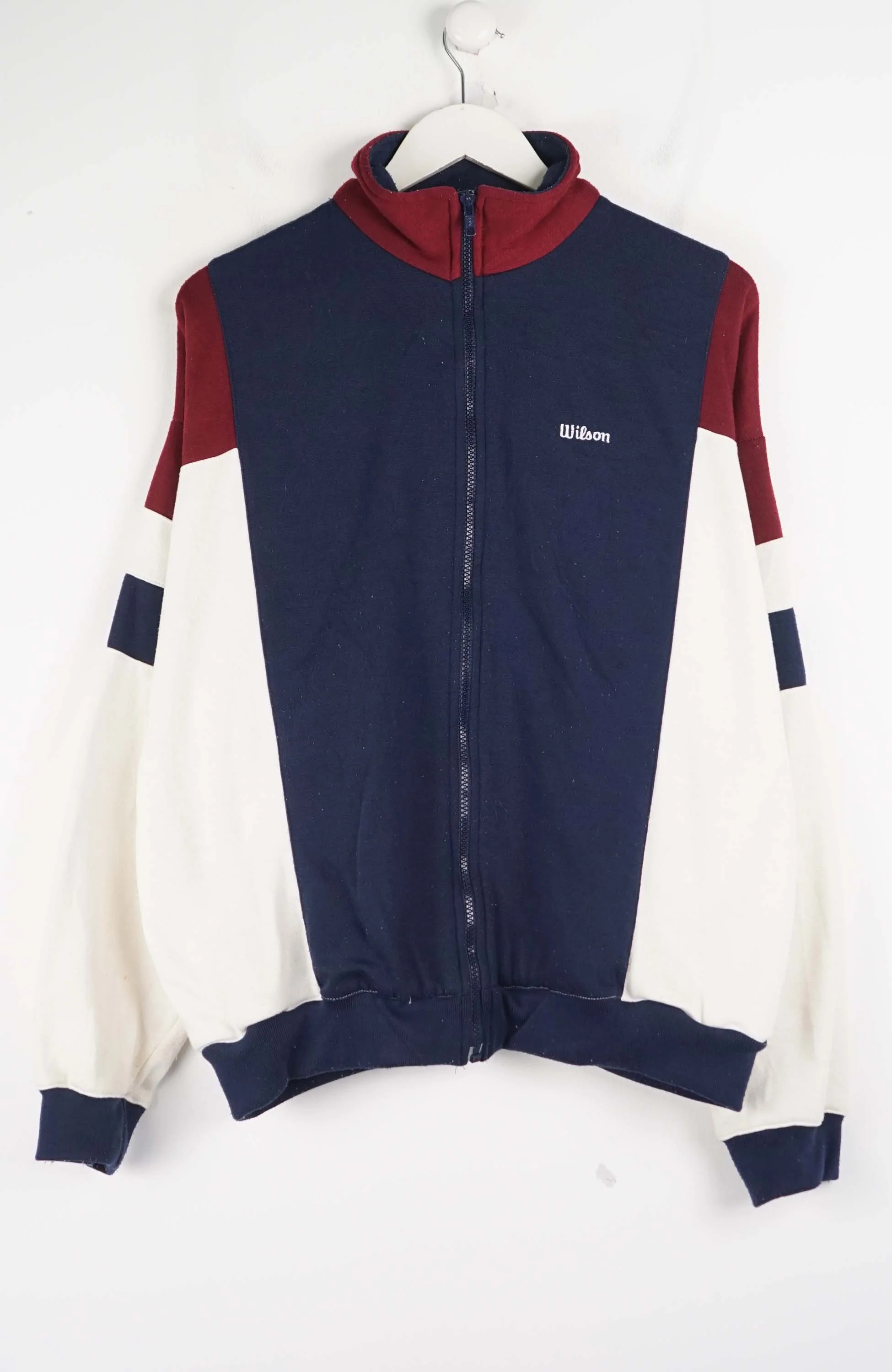 VINTAGE WILSON FULL ZIP SWEATER (M)