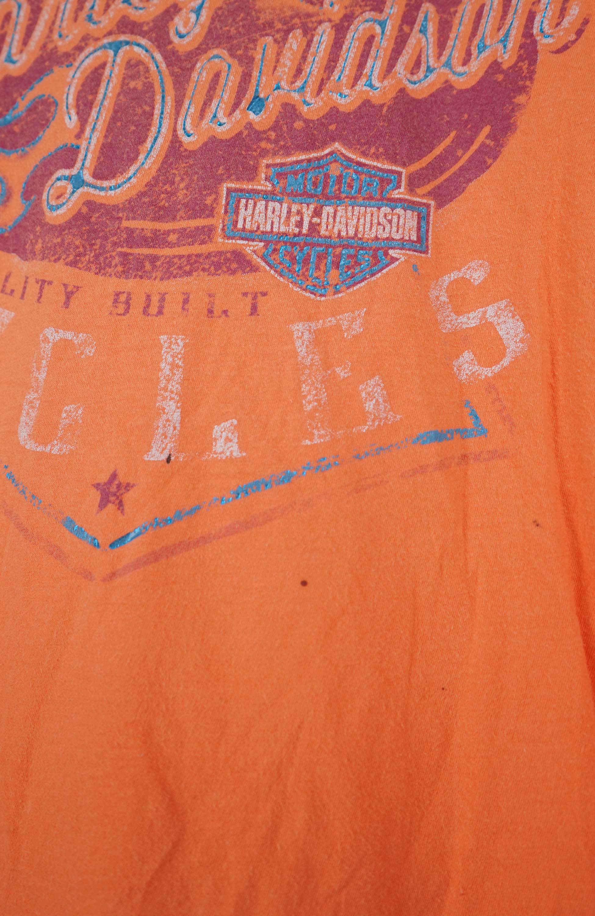 VINTAGE HARLEY DAVIDSON T-SHIRT (M)  WOMENS - Image 3