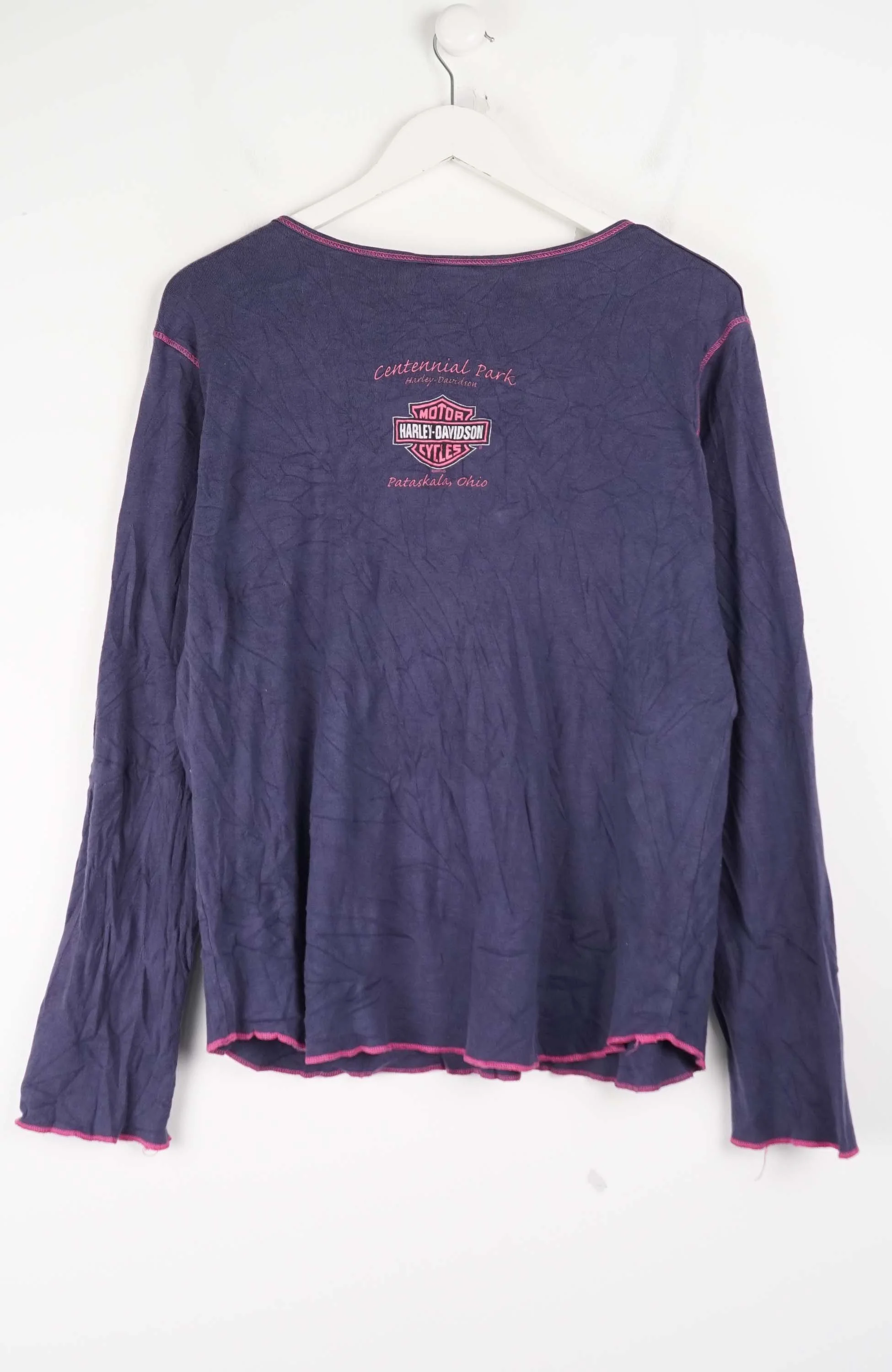 VINTAGE HARLEY DAVIDSON T-SHIRT (M)  WOMENS - Image 3