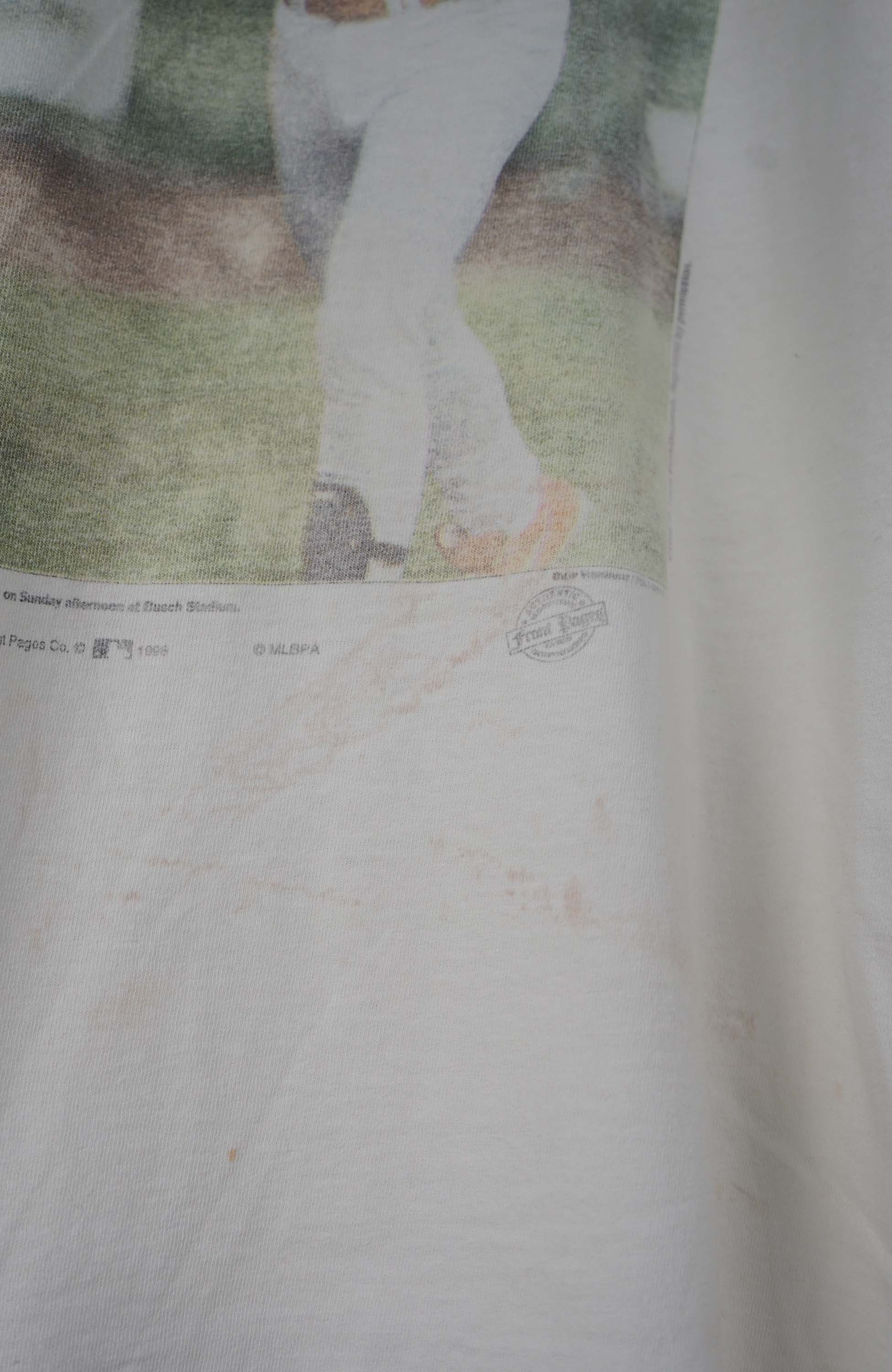 VINTAGE ST LOUIS POST-DISPATCH BASEBALL T-SHIRT (XL) - Image 4
