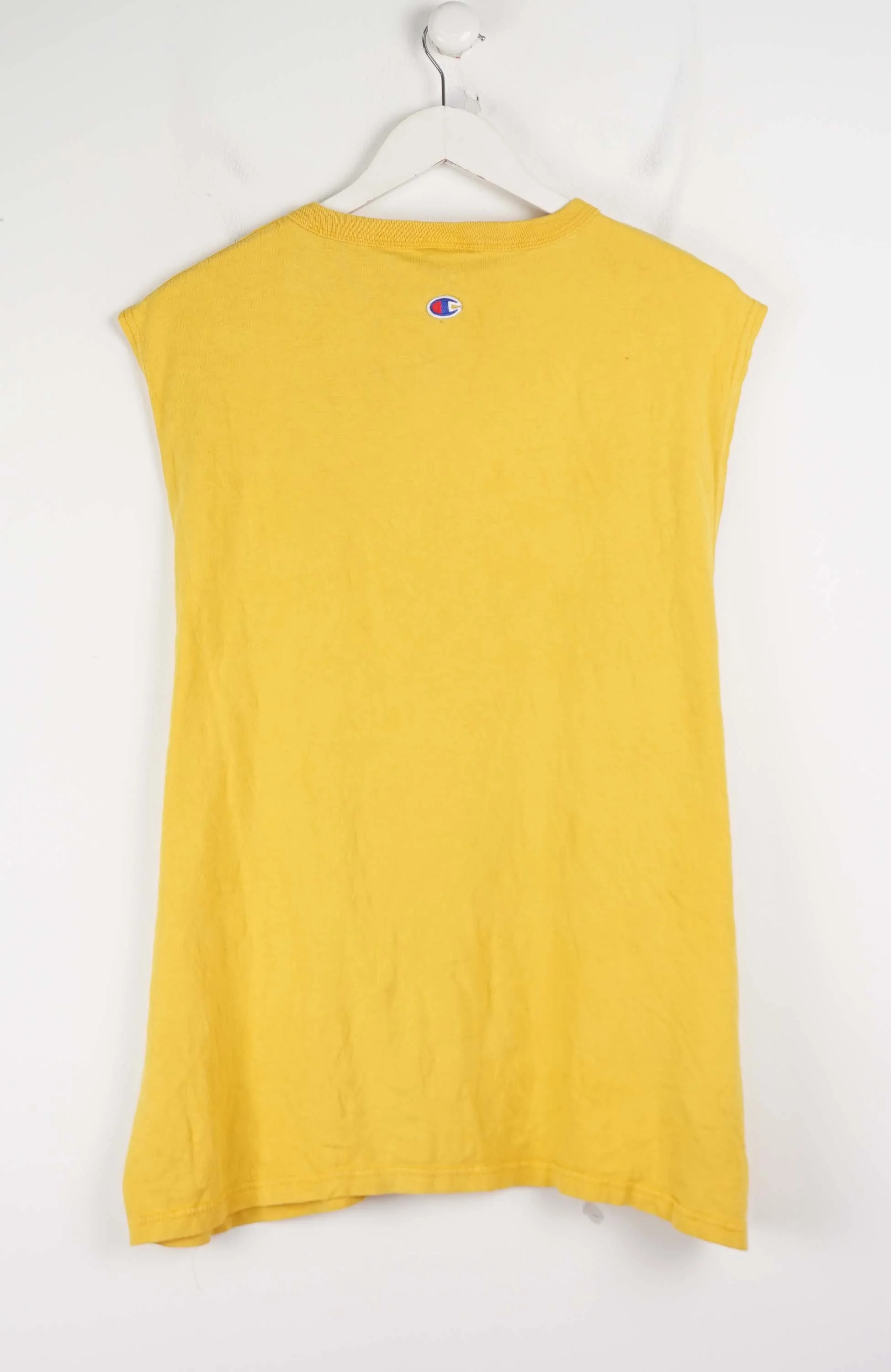 VINTAGE CHAMPION SLEEVELESS T-SHIRT (L) - Image 2