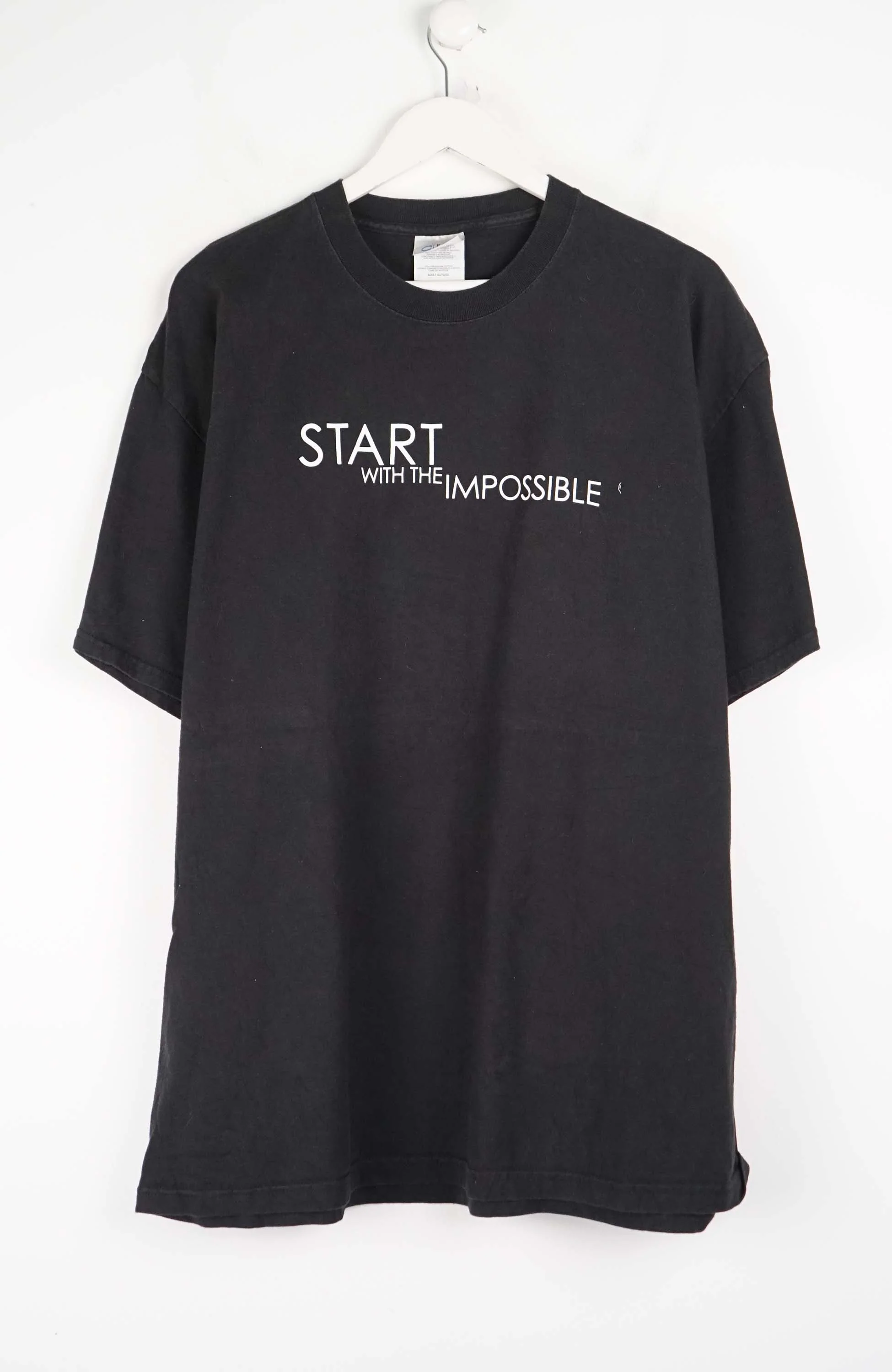 VINTAGE START WITH THE IMPOSSIBLE T-SHIRT (XL)