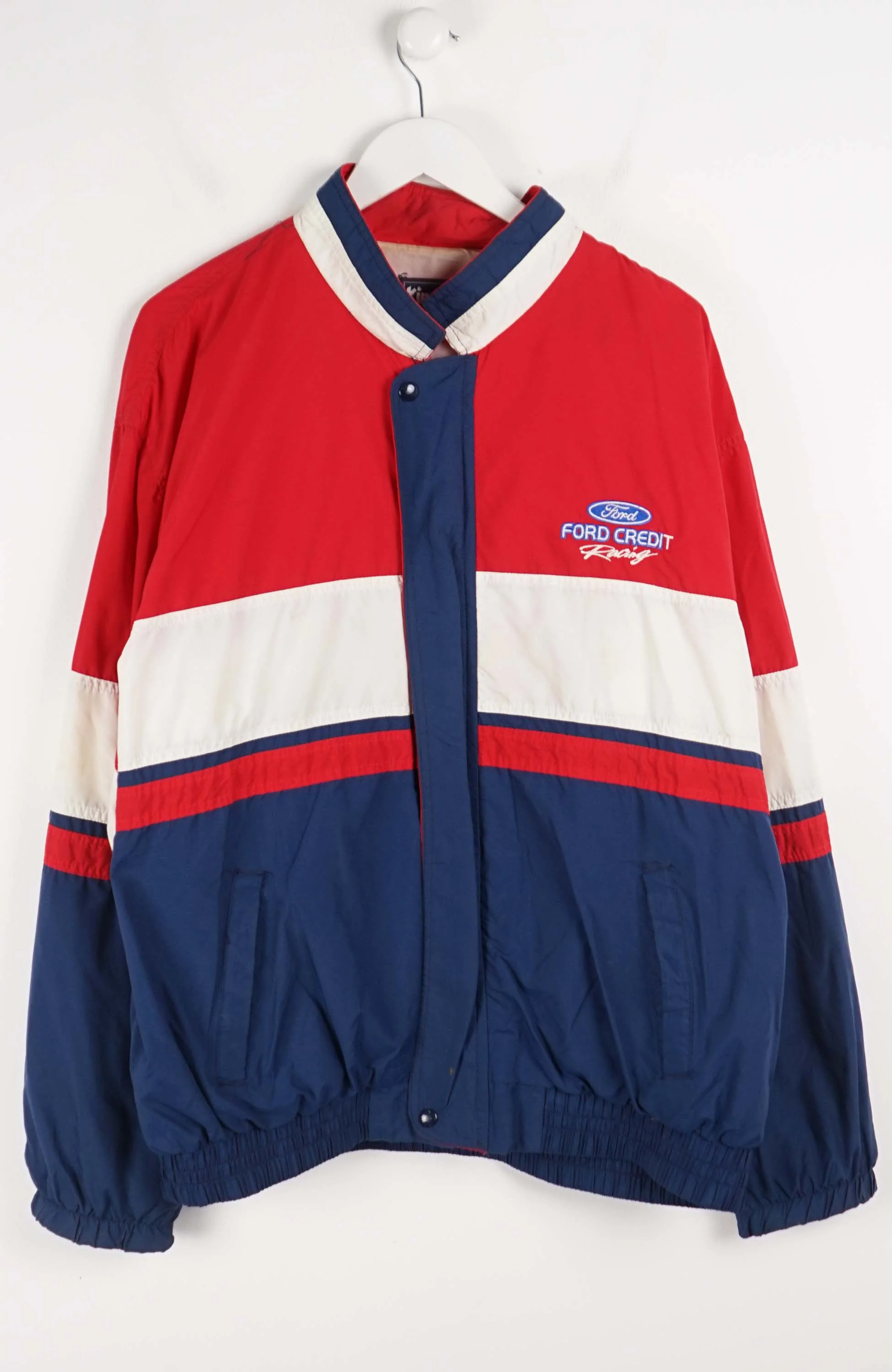 VINTAGE NASCAR FORD RACING WINDBREAKER (XL)