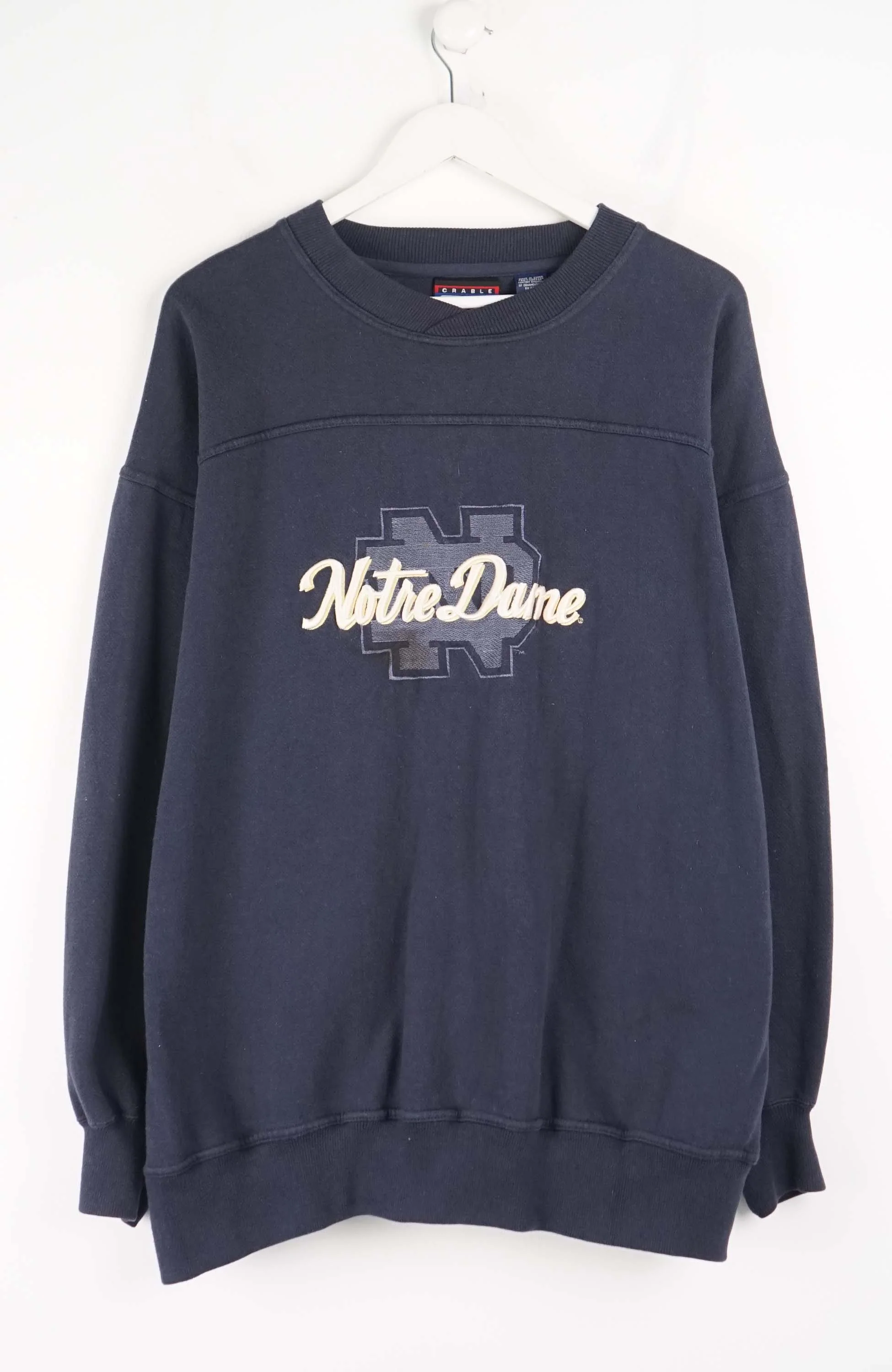 VINTAGE NOTRE DAME COLLEGE SWEATER (XXL)
