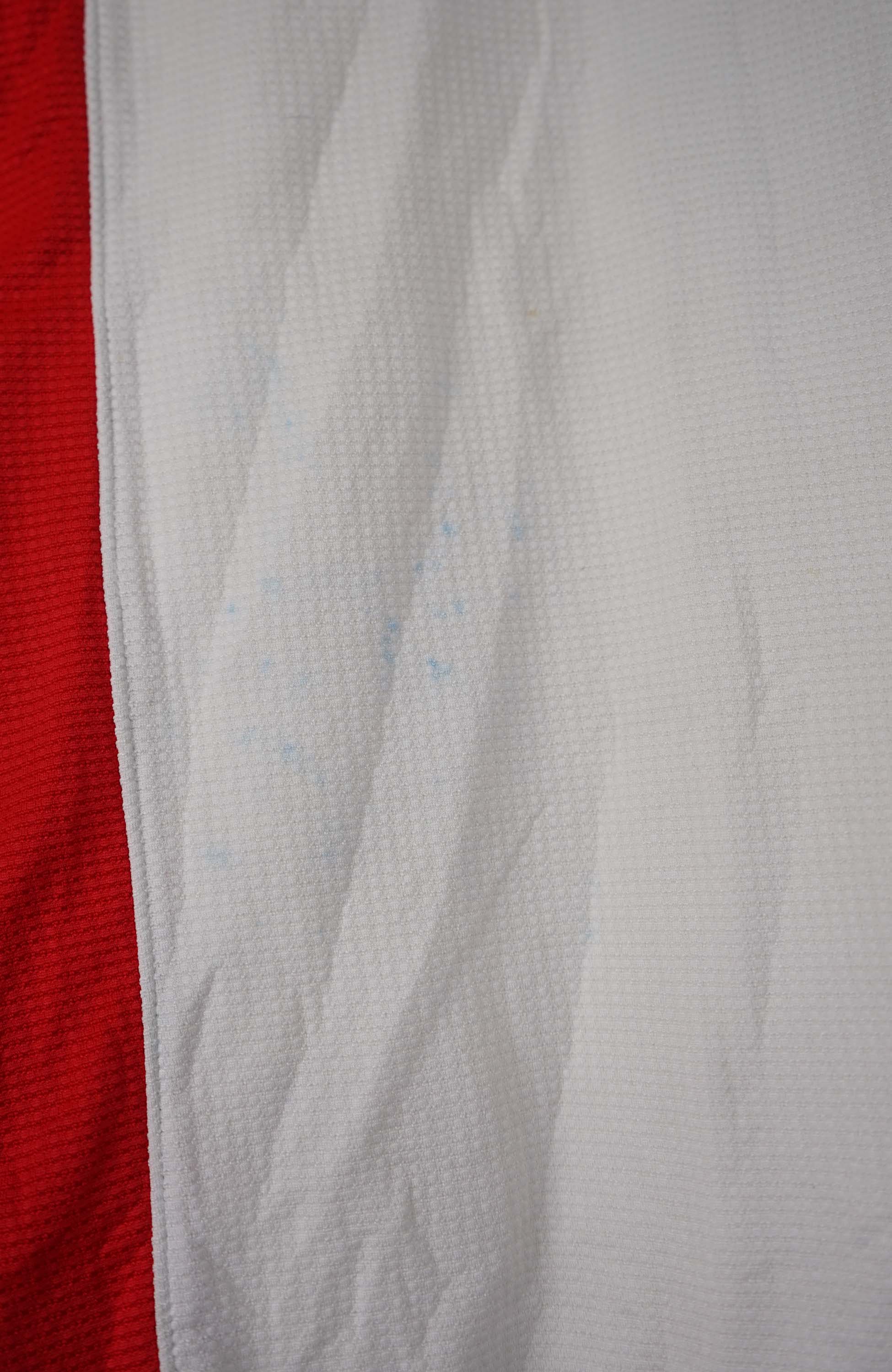 VINTAGE NIKE SOUTH GATE BASKETBALL JERSEY  POLO SHIRT (XL) - Image 4