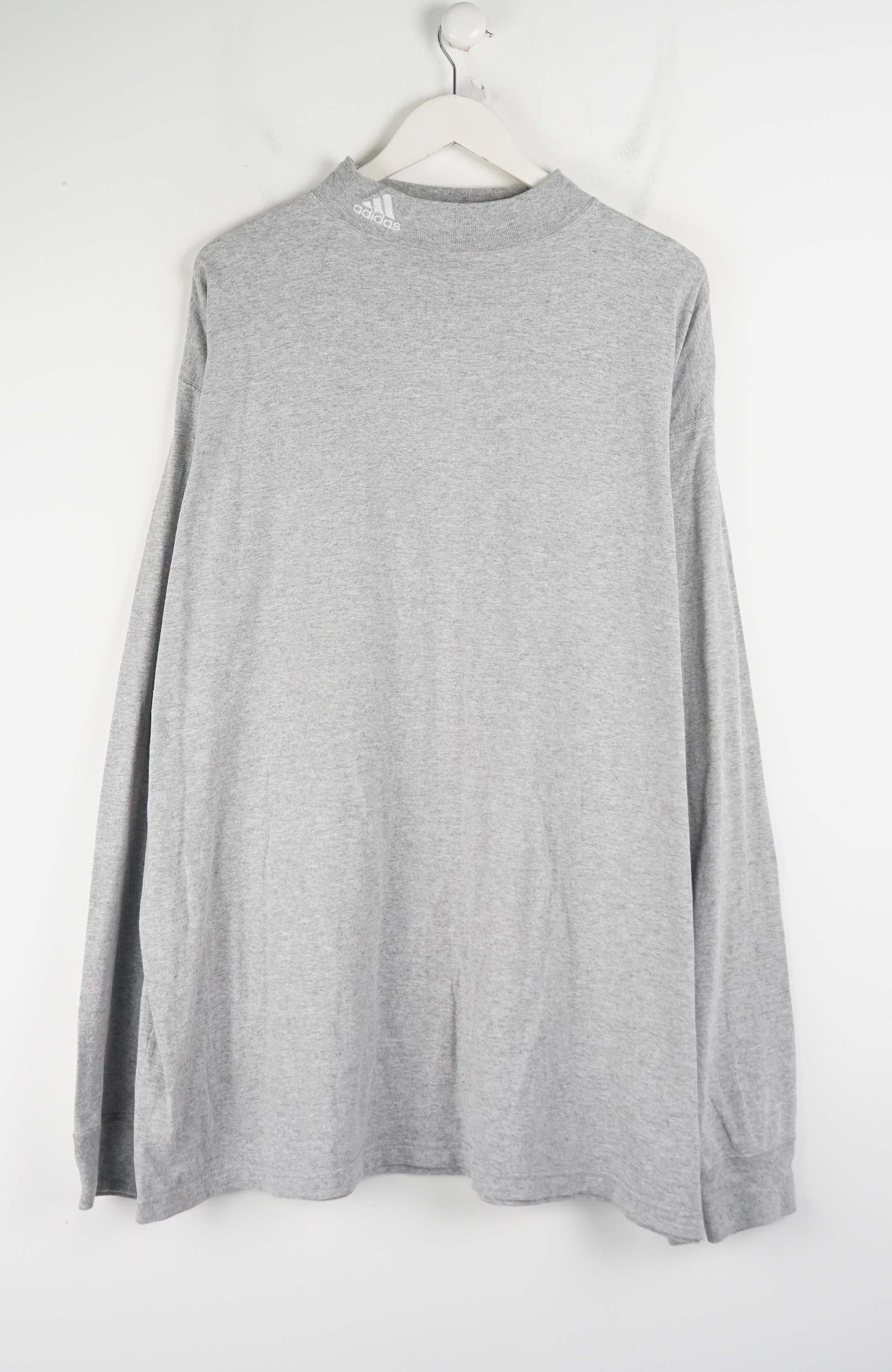 VINTAGE ADIDAS MOCKNECK T-SHIRT (XXL)