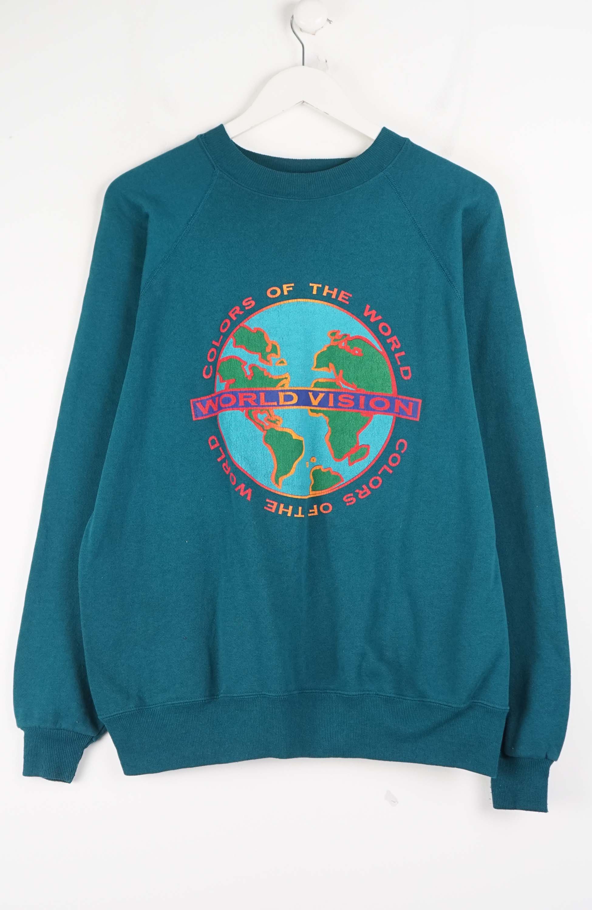VINTAGE COLORS OF THE WORLD SWEATER (M)