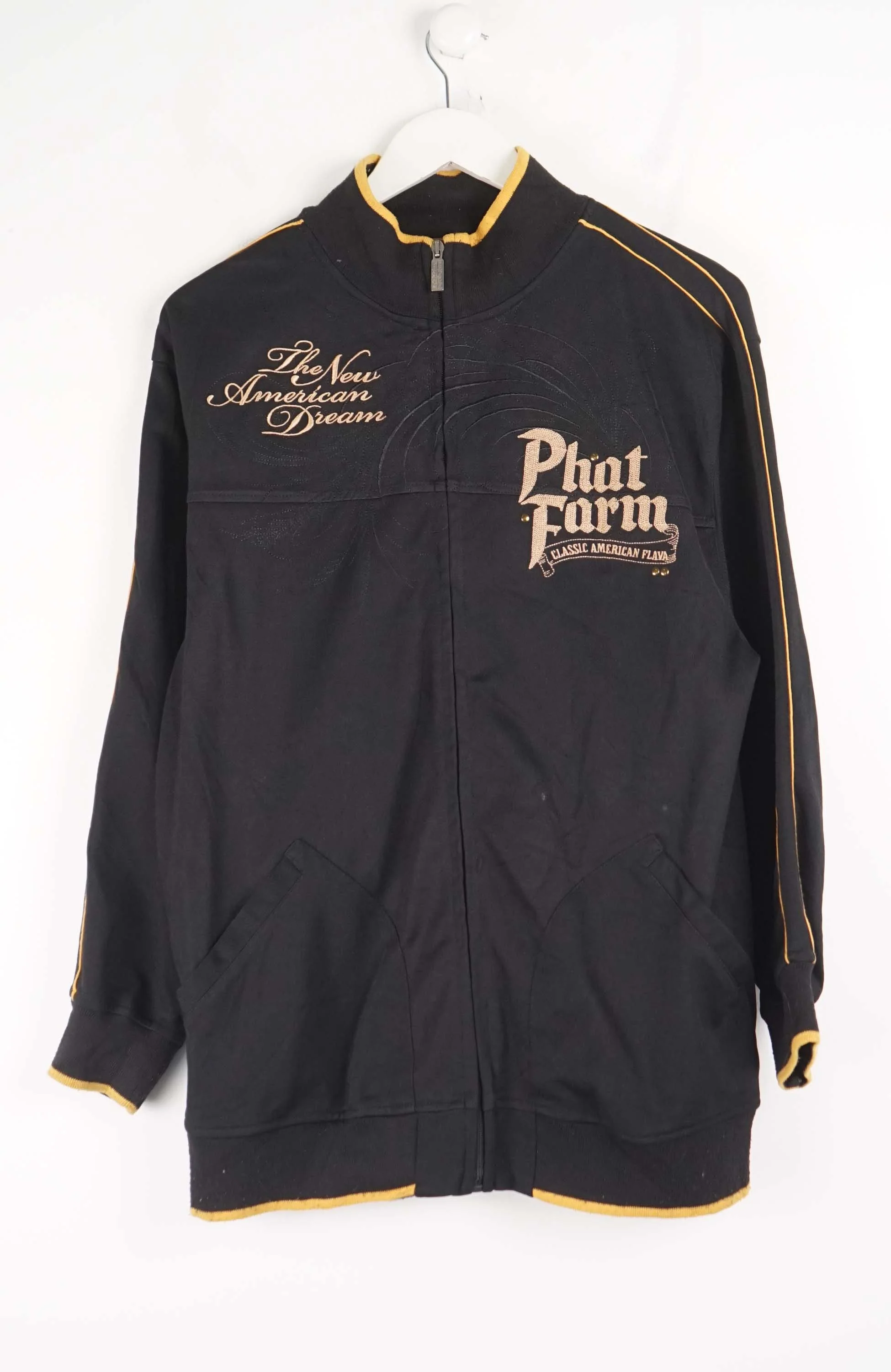 VINTAGE PHAT FARM CLASSIC AMERICAN FLAVA SWEATER (L)