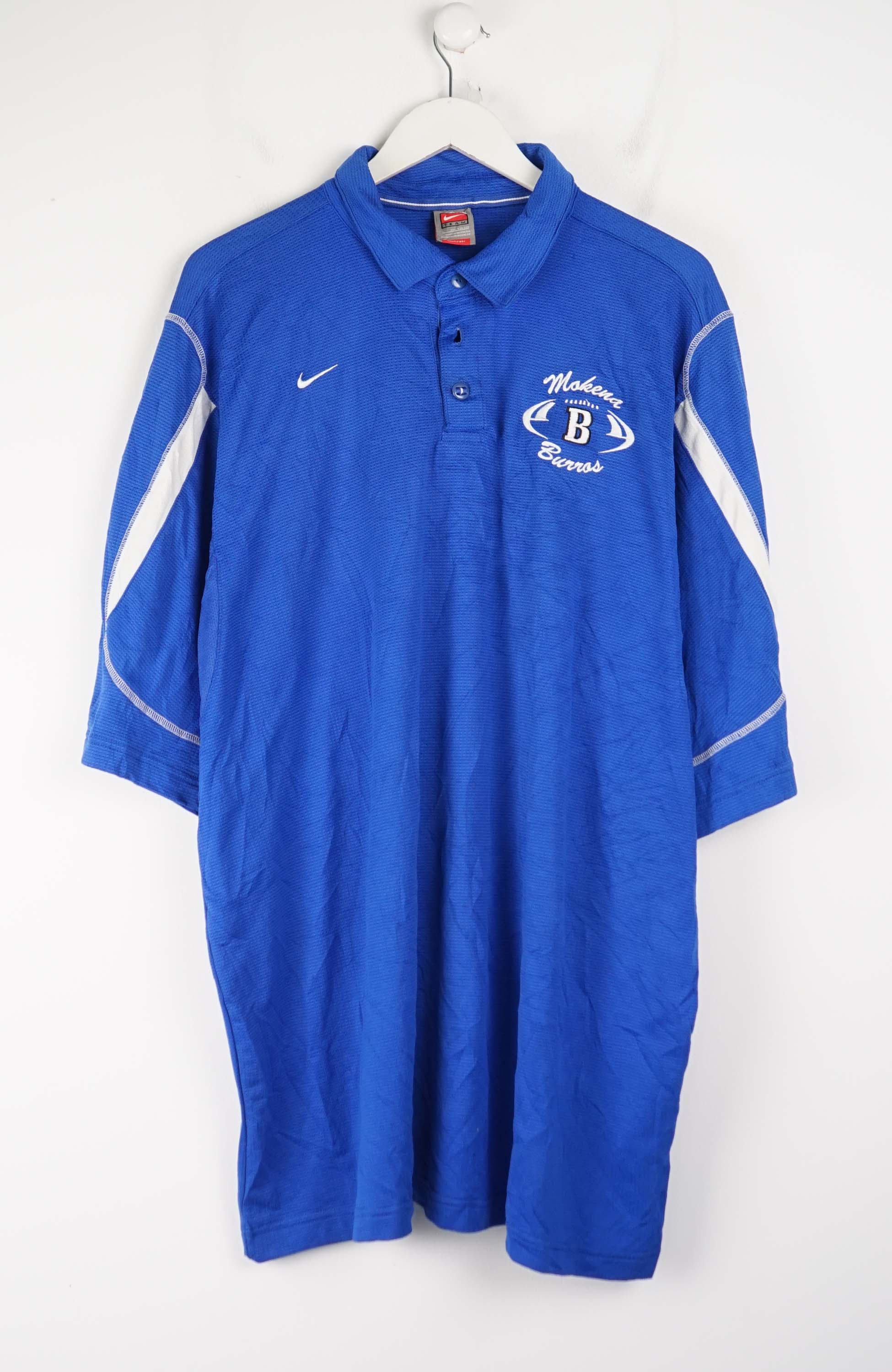 VINTAGE NIKE MOKENA BURAL JERSEY POLO SHIRT (XXL)