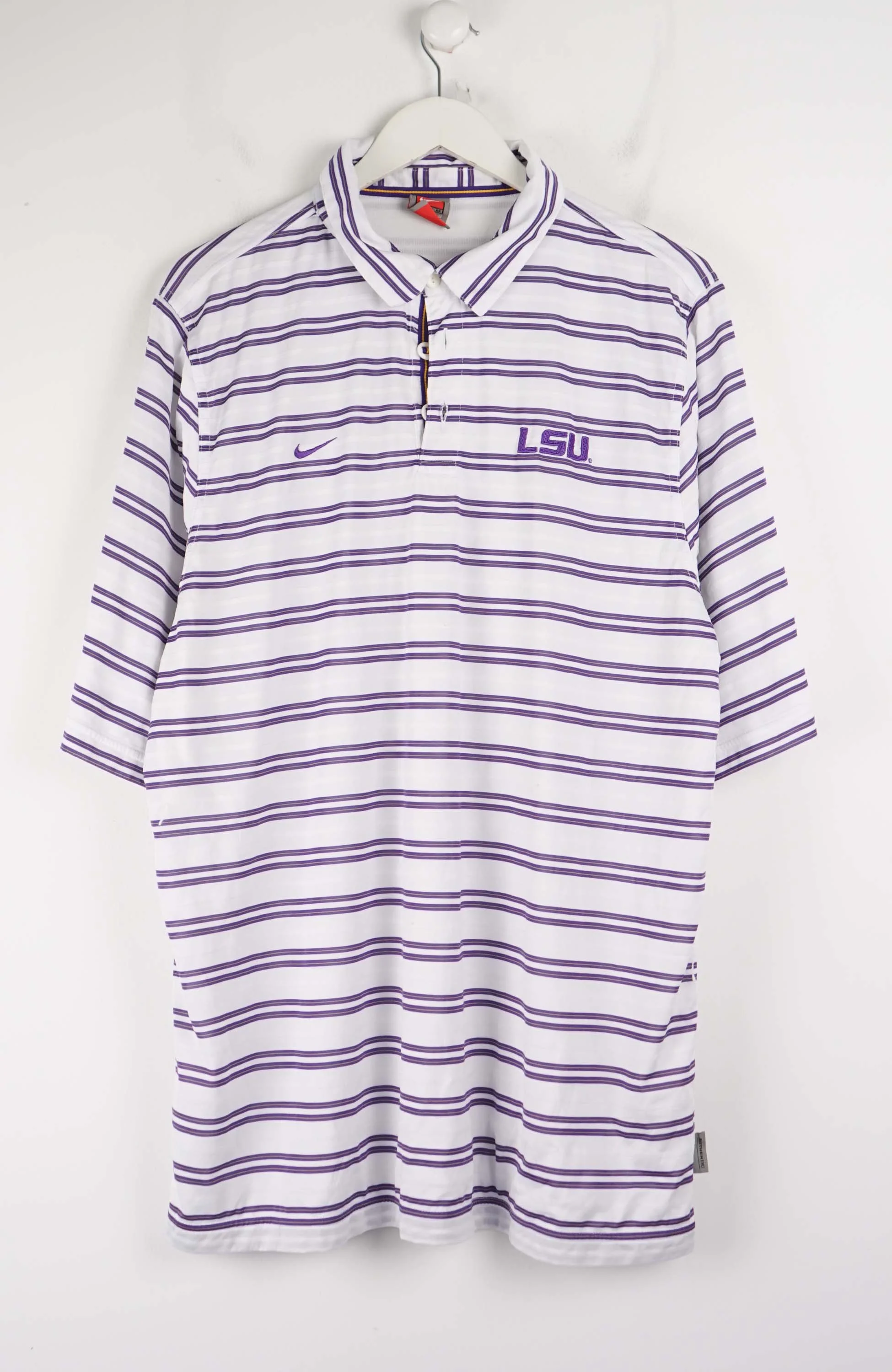 VINTAGE NIKE JERSEY POLO SHIRT (XL)