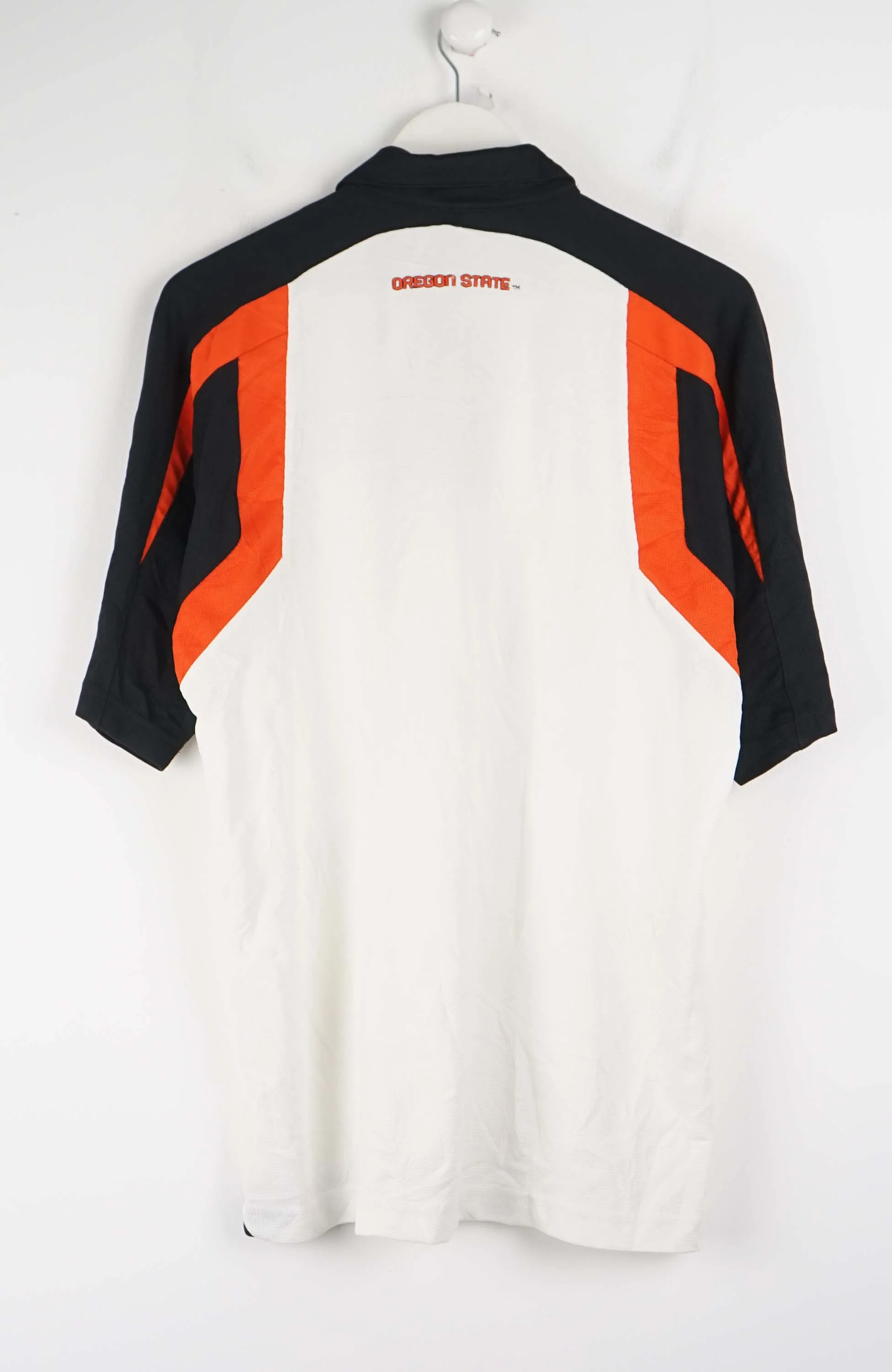 VINTAGE NIKE BEAVERS JERSEY POLO SHIRT (M) - Image 2
