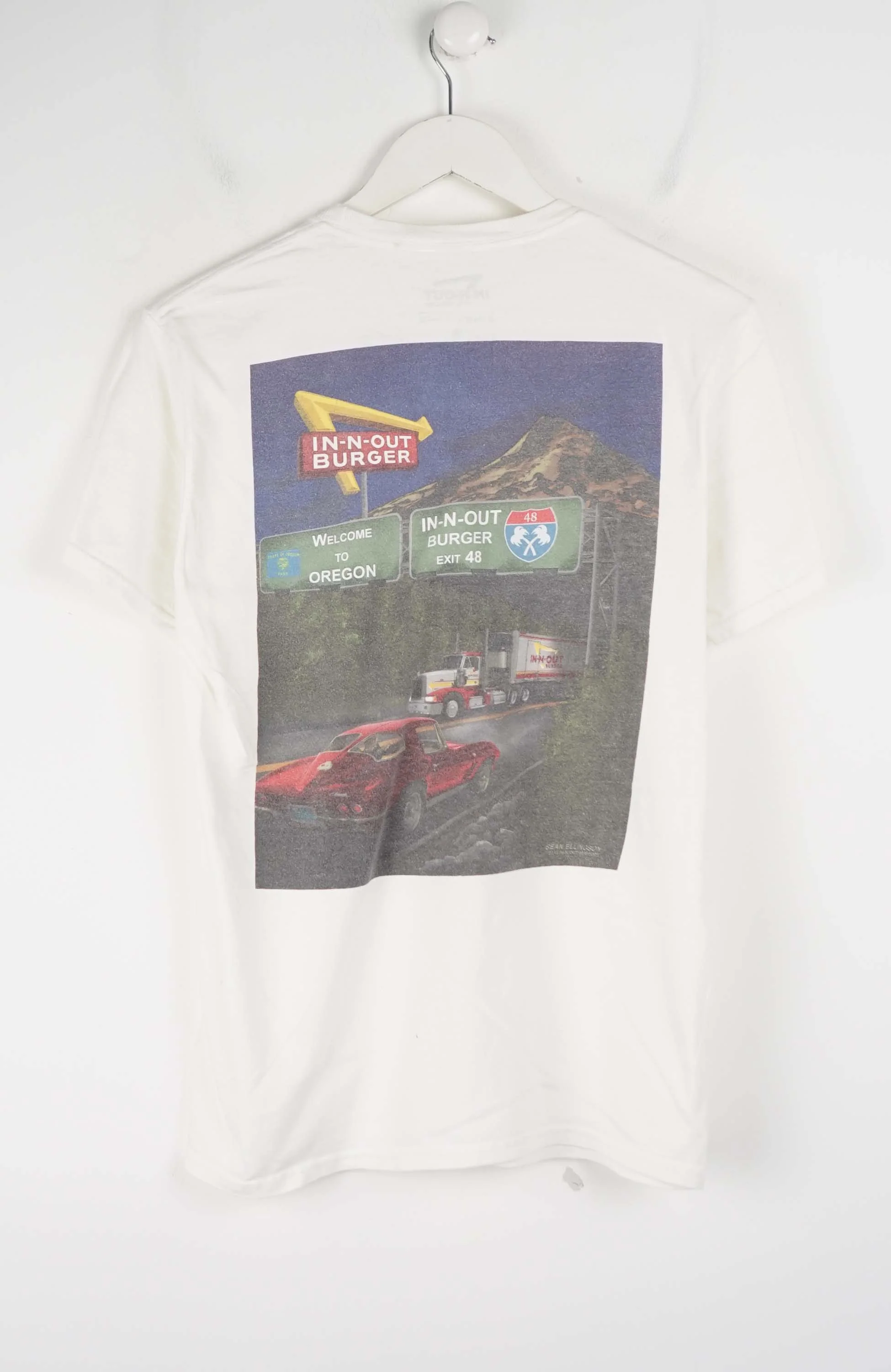 VINTAGE IN-N-OUT HAMBURGERS T-SHIRT (XS) - Image 2