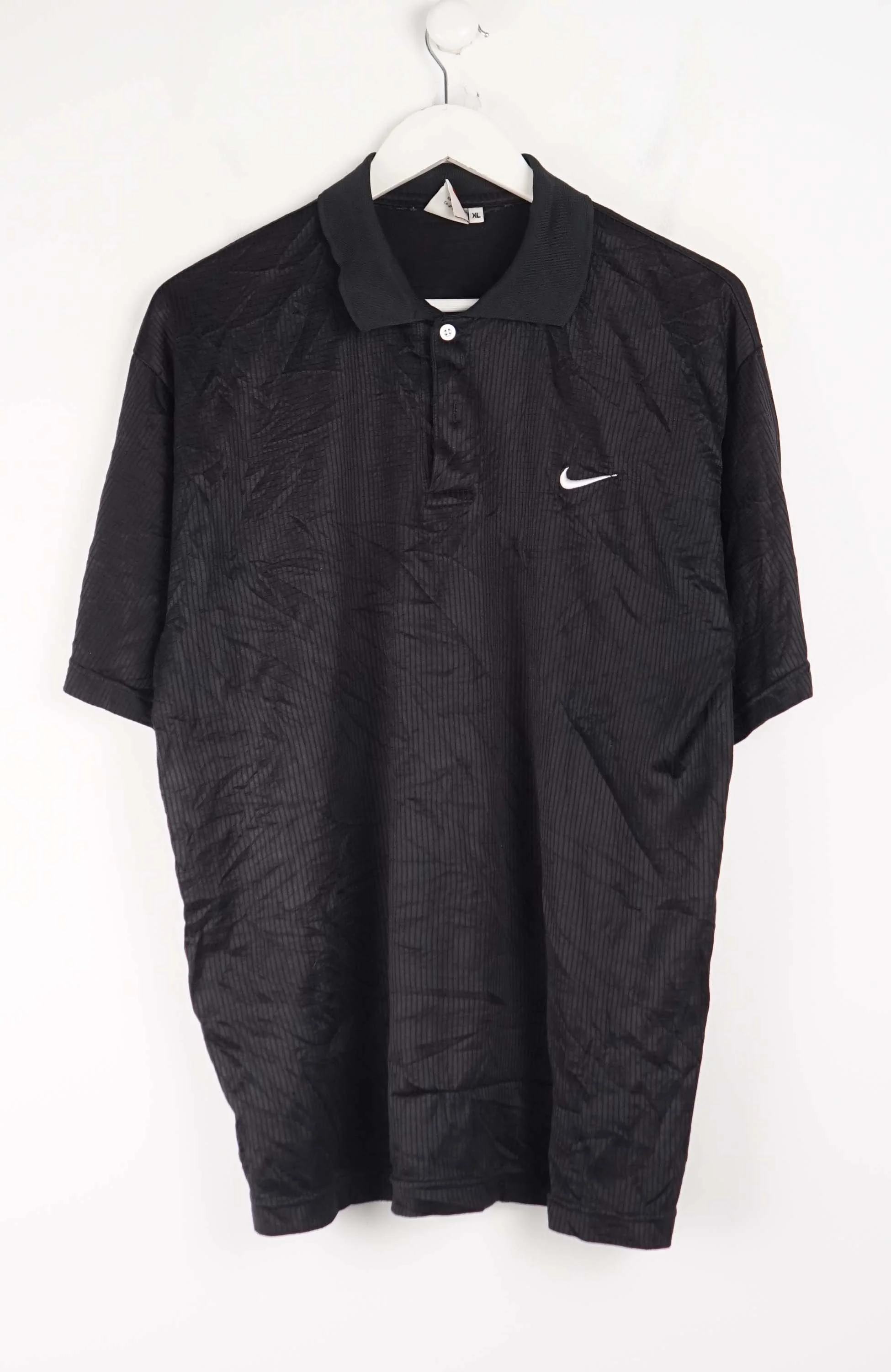 VINTAGE NIKE JERSEY POLO SHIRT (XL)