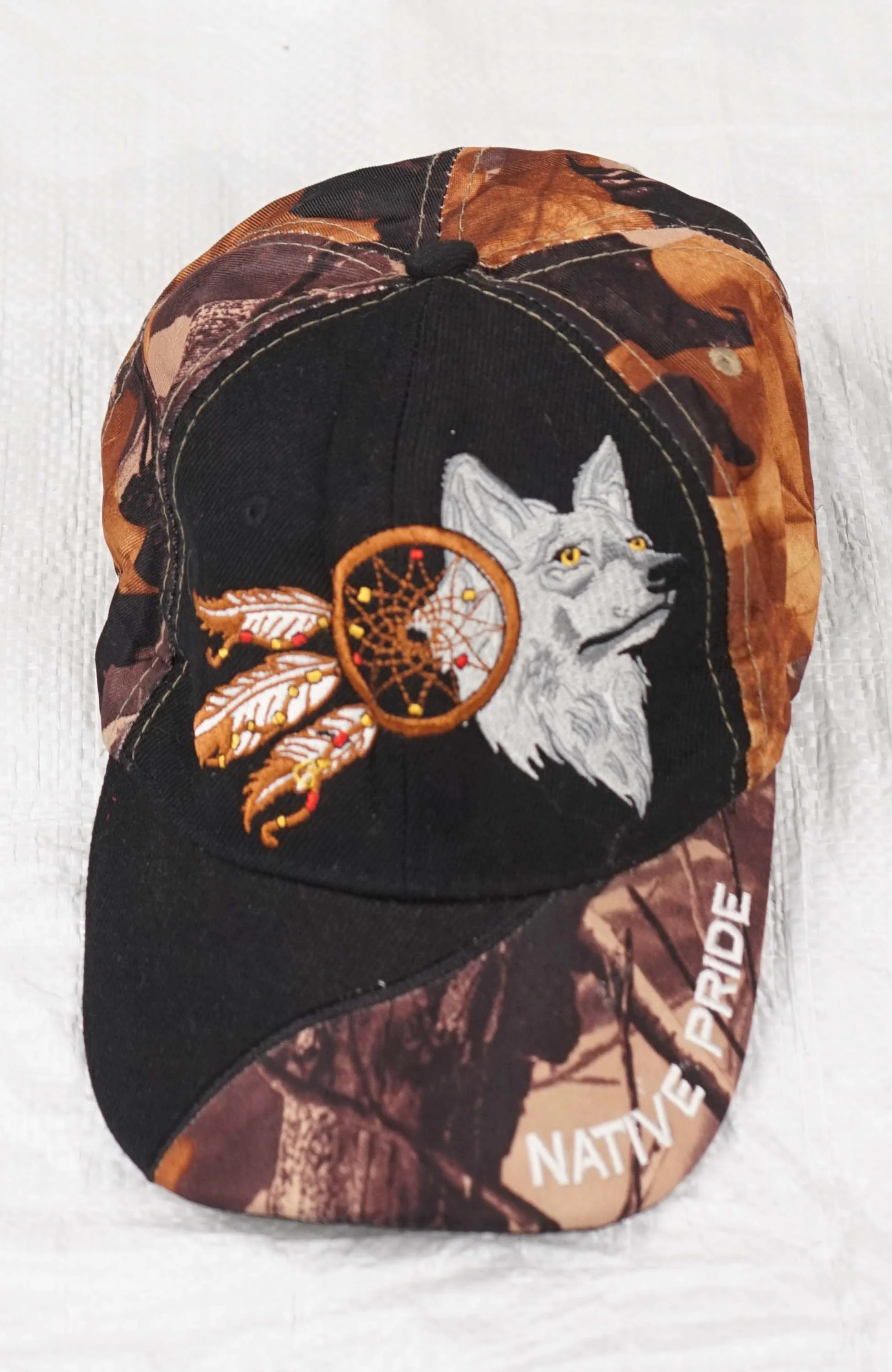 VINTAGE NATIVE PRIDE REAL TREE HAT