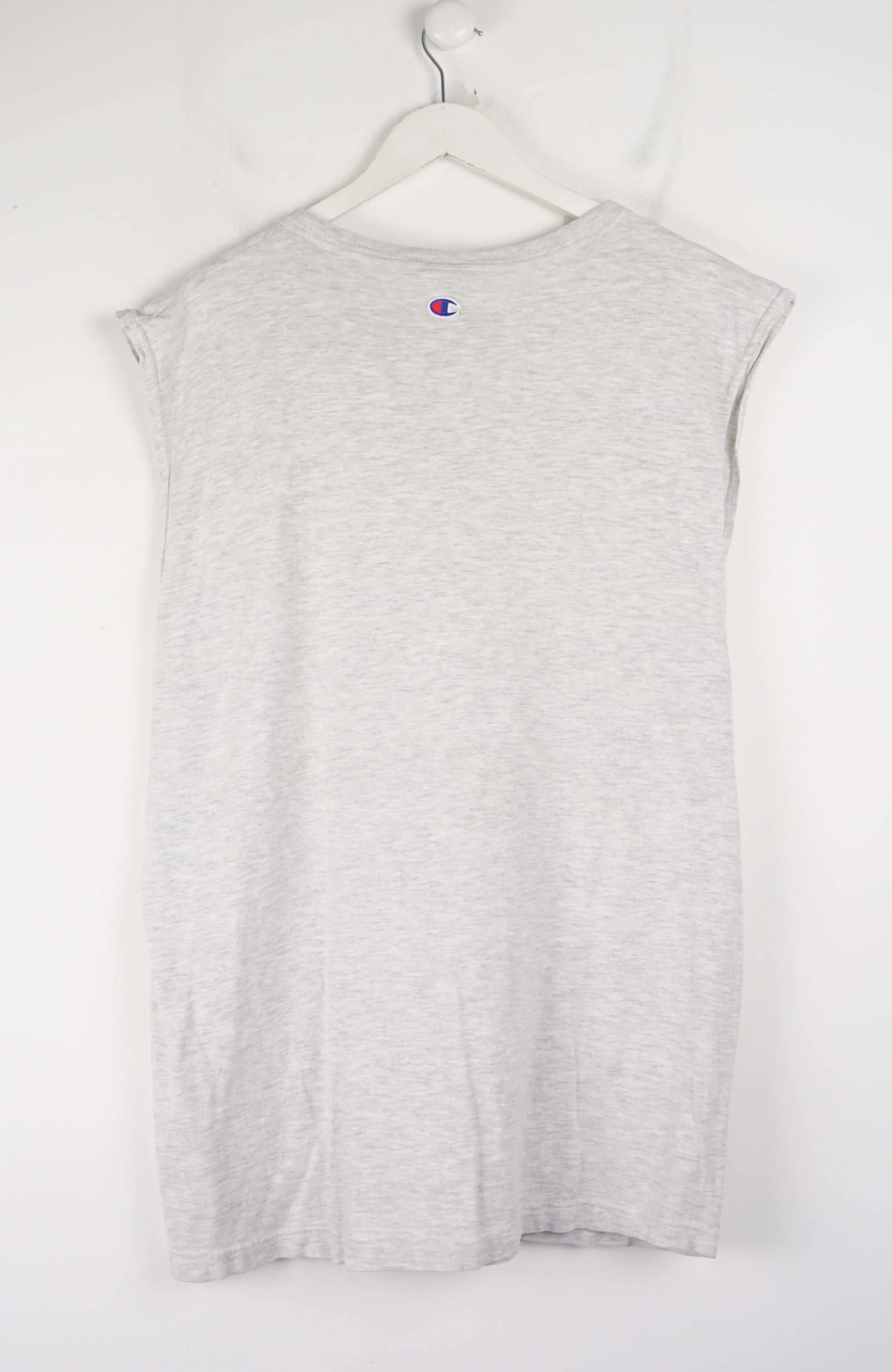 VINTAGE CHAMPION SLEEVELESS T-SHIRT (L) - Image 2