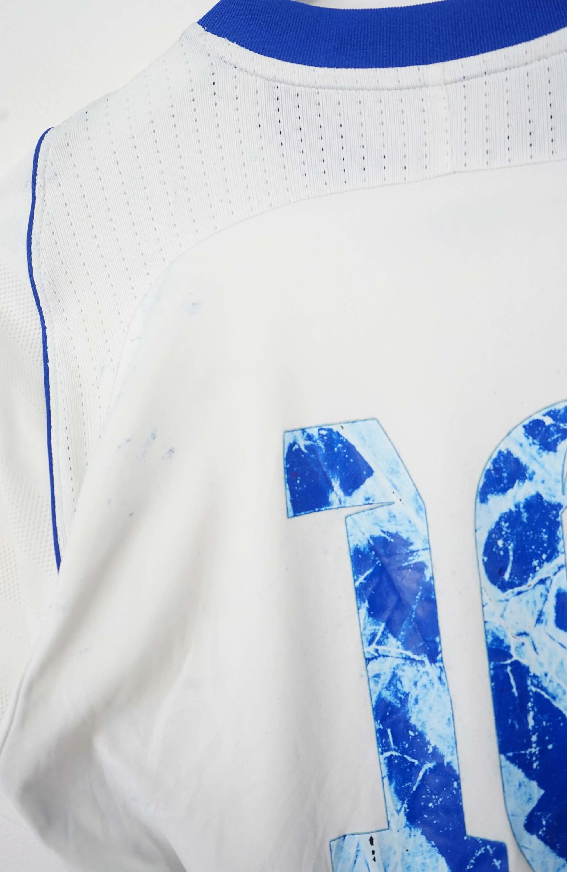 VINTAGE Y2K ADIDAS WOODBRIDGE STRIKERS FOOTBALL JERSEY (XS) - Image 3